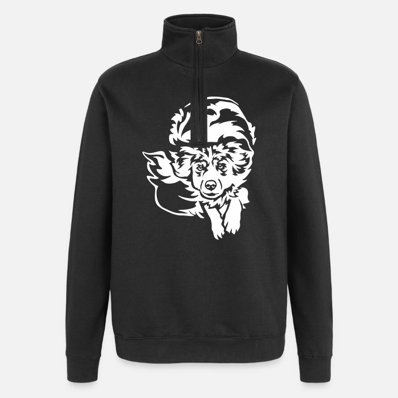 Berger australien « Black Edition » - Sweat à zip 1/4 - noir