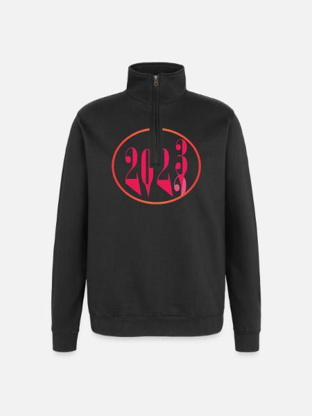 2022 2023 - Quarter-Zip Sweatshirt - black