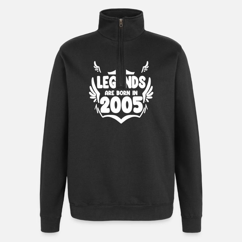 2005 - Born 2005 - Quarter-Zip Sweatshirt - black
