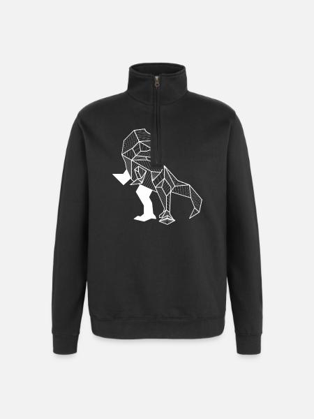 Trex - Sweat à zip 1/4 - noir