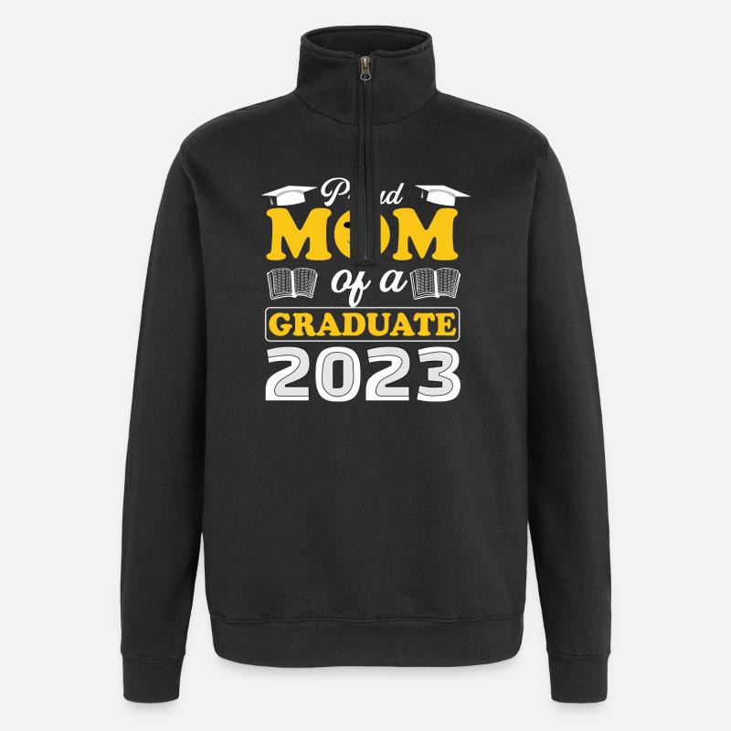 Pride Mama Absolvent 2023 - Quarter-Zip-Sweatshirt - Schwarz