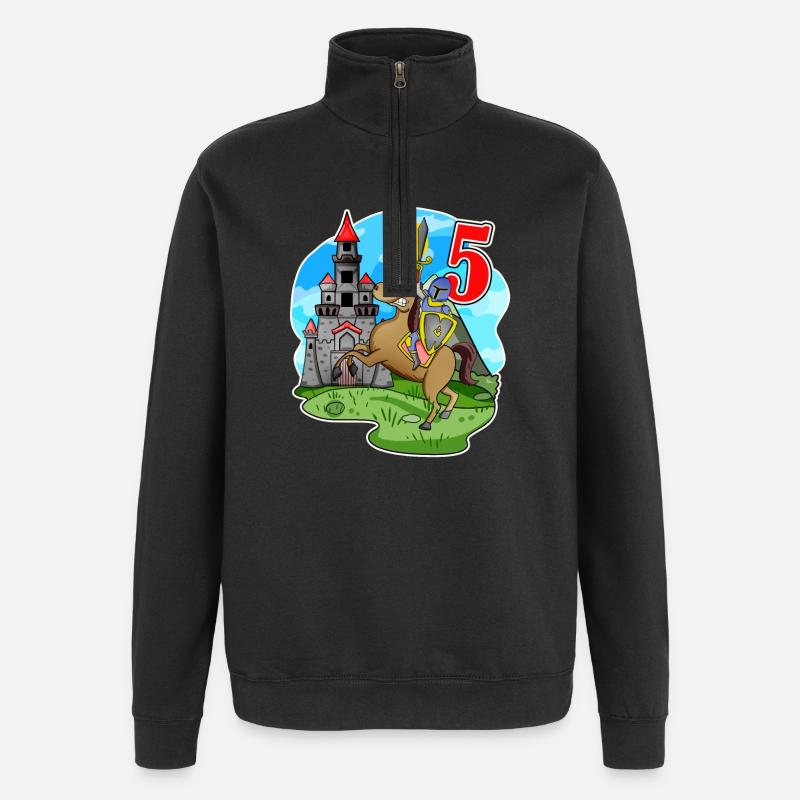 5 ans Ritter Burg - Sweat à zip 1/4 - noir