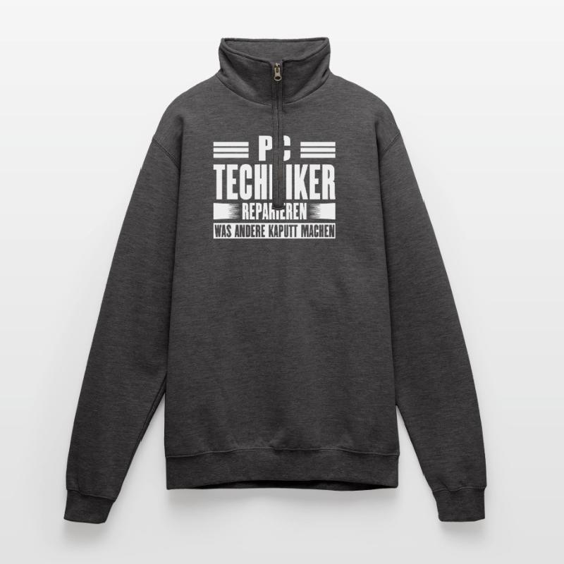 Service Technician Support Solution Quote Service PC Quarter-Zip Sweatshirt