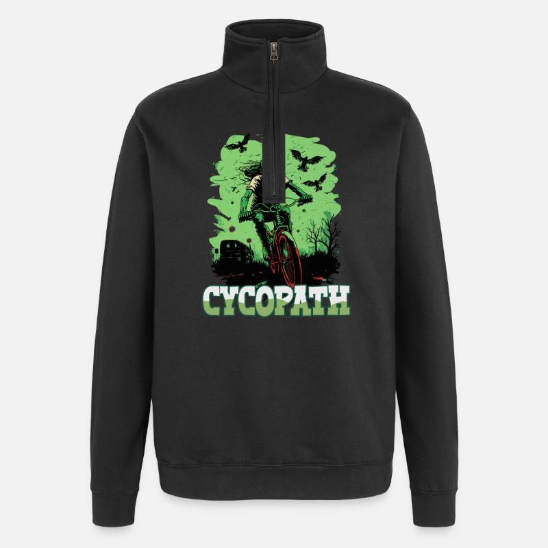 VTT Zombie Cycopath - Sweat à zip 1/4 - noir