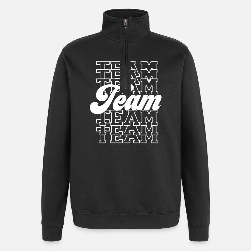 Team - Quarter-Zip Sweatshirt - black