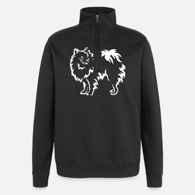 Spitz « Édition Noire » - Sweat à zip 1/4 - noir