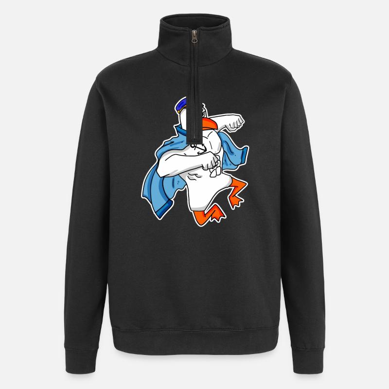 Seagull Captain Faust - Quarter-Zip Sweatshirt - black