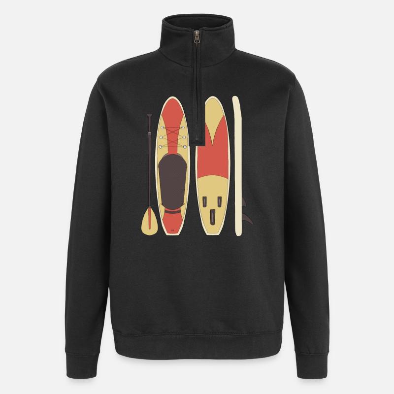 Standup Paddle - Sweat à zip 1/4 - noir