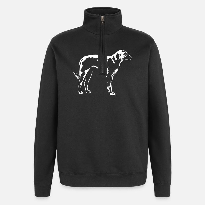 Kangal « Édition Noire » - Sweat à zip 1/4 - noir