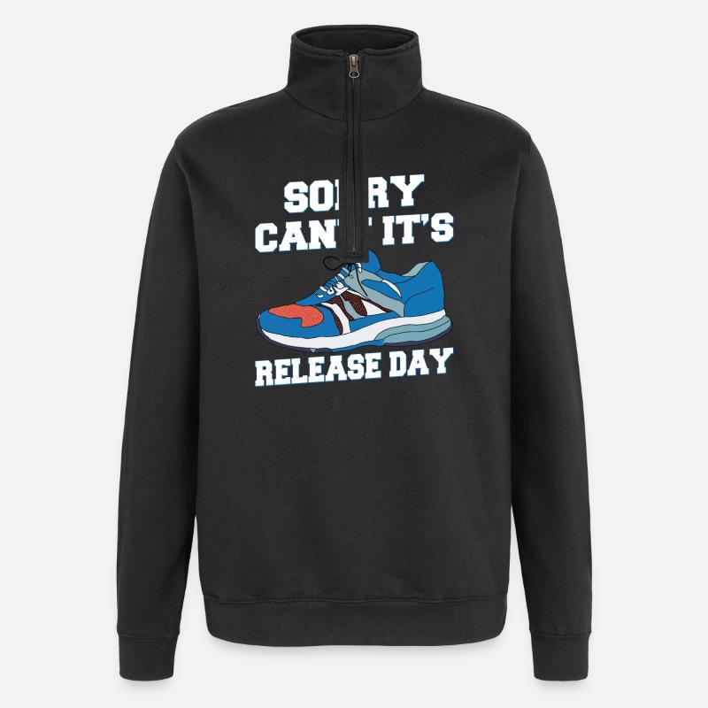 Collectionneur Sneakerhead - Sweat à zip 1/4 - noir