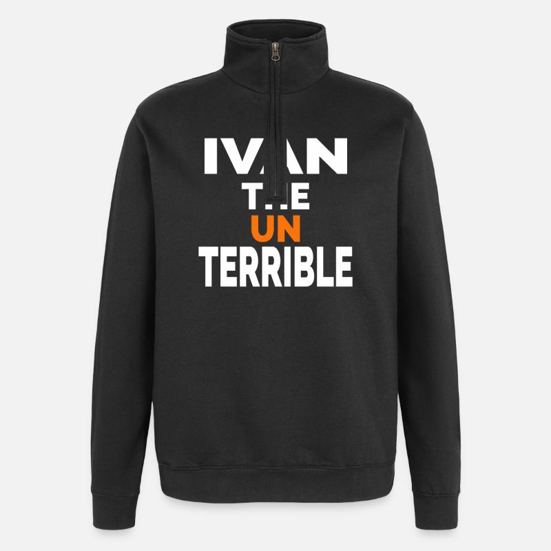 Ivan the un terrible - Quarter-Zip Sweatshirt - black