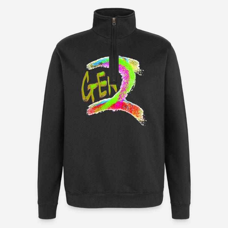 Génération Z - Sweat à zip 1/4 - noir
