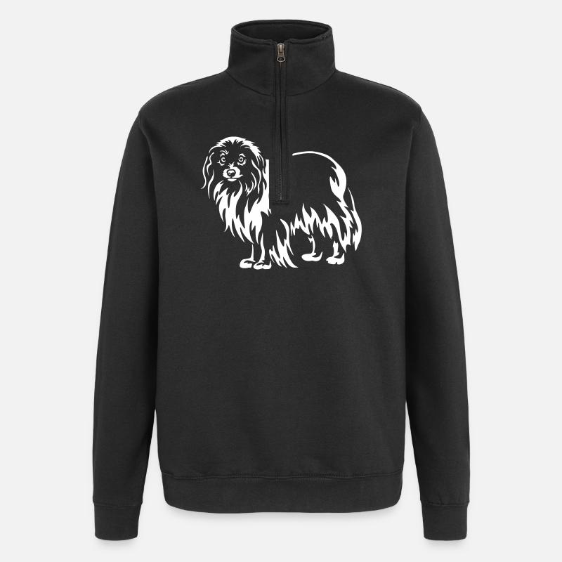 Phalène "Black Edition" - Quarter-Zip Sweatshirt - black