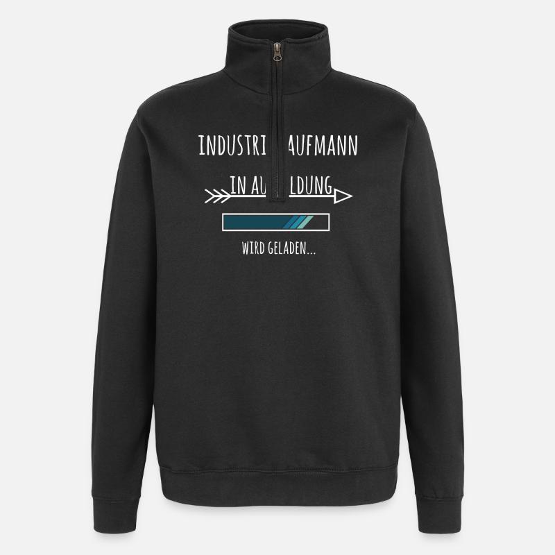 Industriekaufmann Ausbildung Beruf Industrie - Quarter-Zip-Sweatshirt - Schwarz