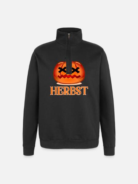 HERBST HALLOWEEN KOSTÜM - Quarter-Zip-Sweatshirt - Schwarz