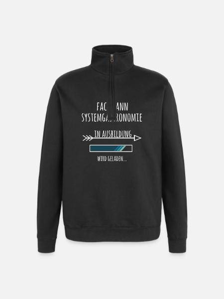 Fachmann Systemgastronomie Ausbildung Beruf - Quarter-Zip-Sweatshirt - Schwarz