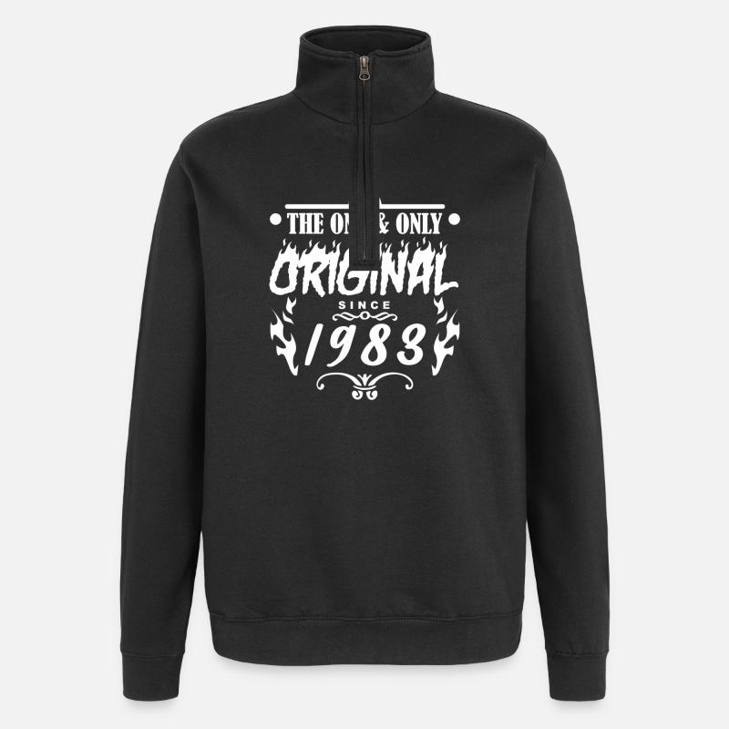 1983 - Year 1983 - Year 1983 - Quarter-Zip Sweatshirt - black