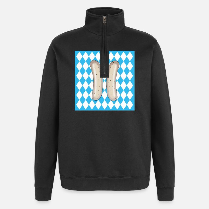 NUMÉRO 11 Eleven - Allemagne BAVIÈRE - Sweat à zip 1/4 - noir
