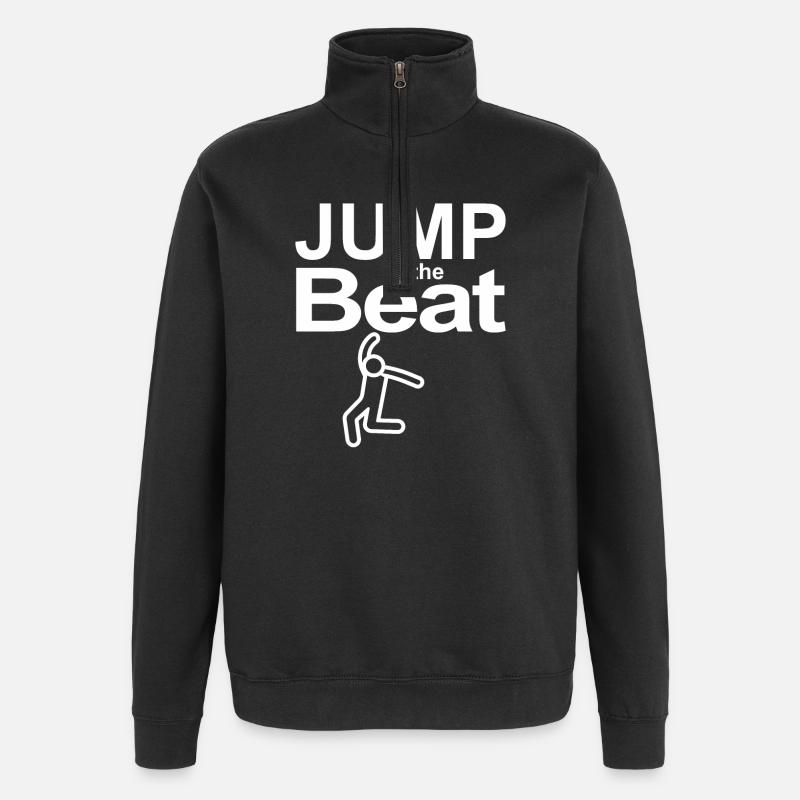 Jump to the Beat - Quarter-Zip Sweatshirt - black