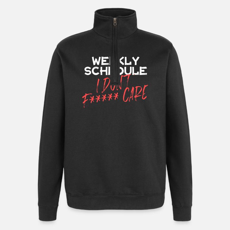 Pensionist Senior Lebensabend Ruhestand Statement - Quarter-Zip-Sweatshirt - Schwarz