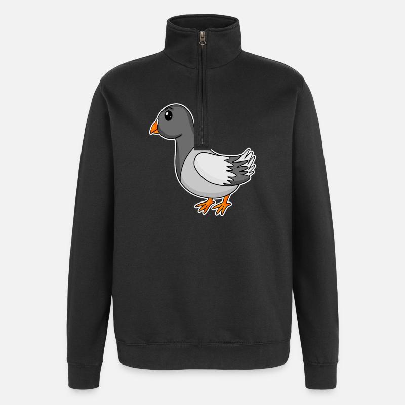 Dove - Quarter-Zip Sweatshirt - black