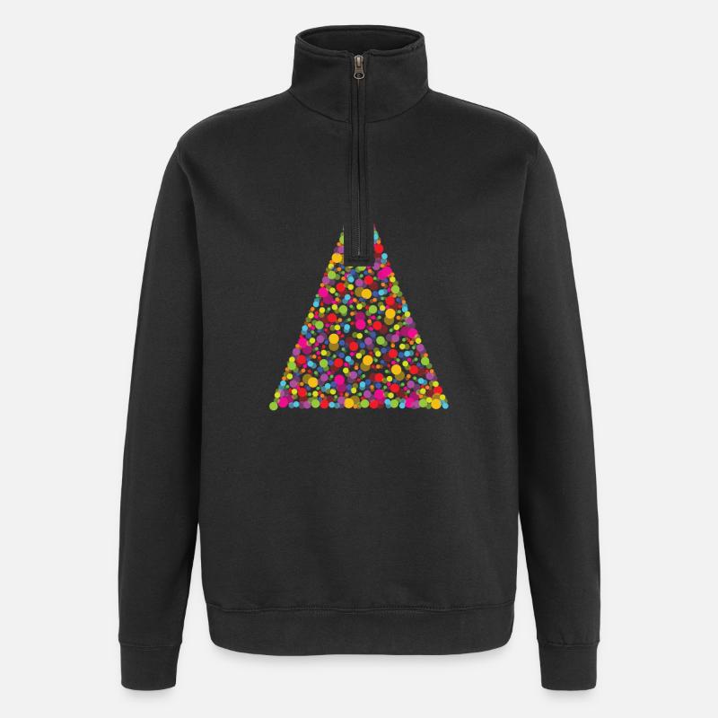 WEIHNACHTSBAUM - Quarter-Zip-Sweatshirt - Schwarz