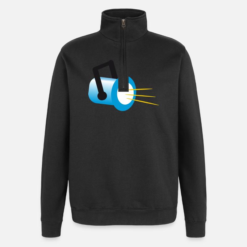 Scheinwerfer | Headlight - Quarter-Zip-Sweatshirt - Schwarz