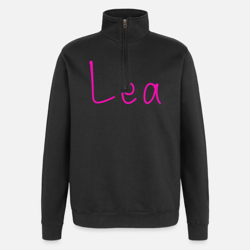Léa - Sweat à zip 1/4 - noir