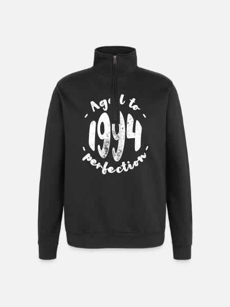 Aged to 1994 Perfection - Quarter-Zip Sweatshirt - black