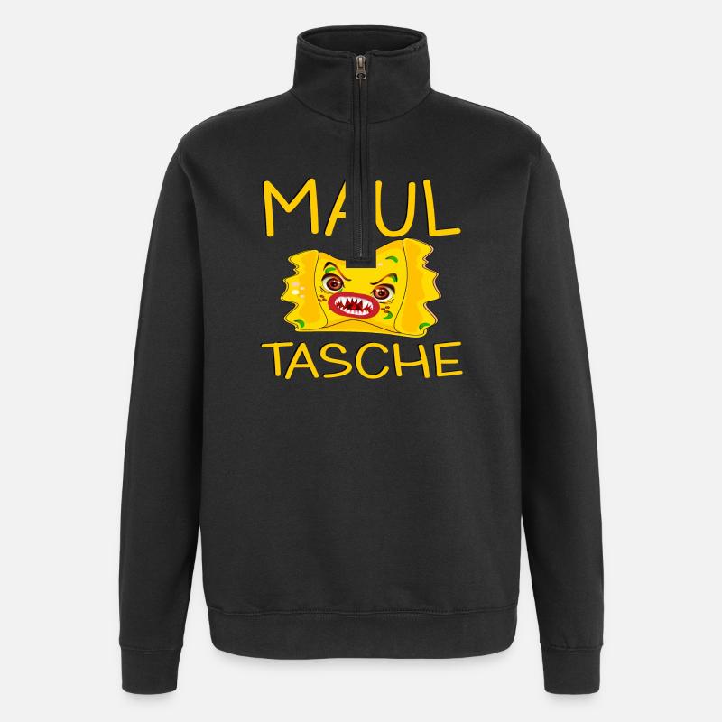 MAULTASCHEN KOSTÜM - Quarter-Zip-Sweatshirt - Schwarz