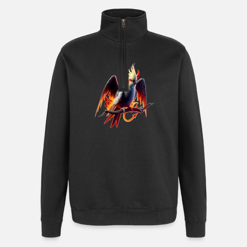 Nymphe du diable (02) - Sweat à zip 1/4 - noir