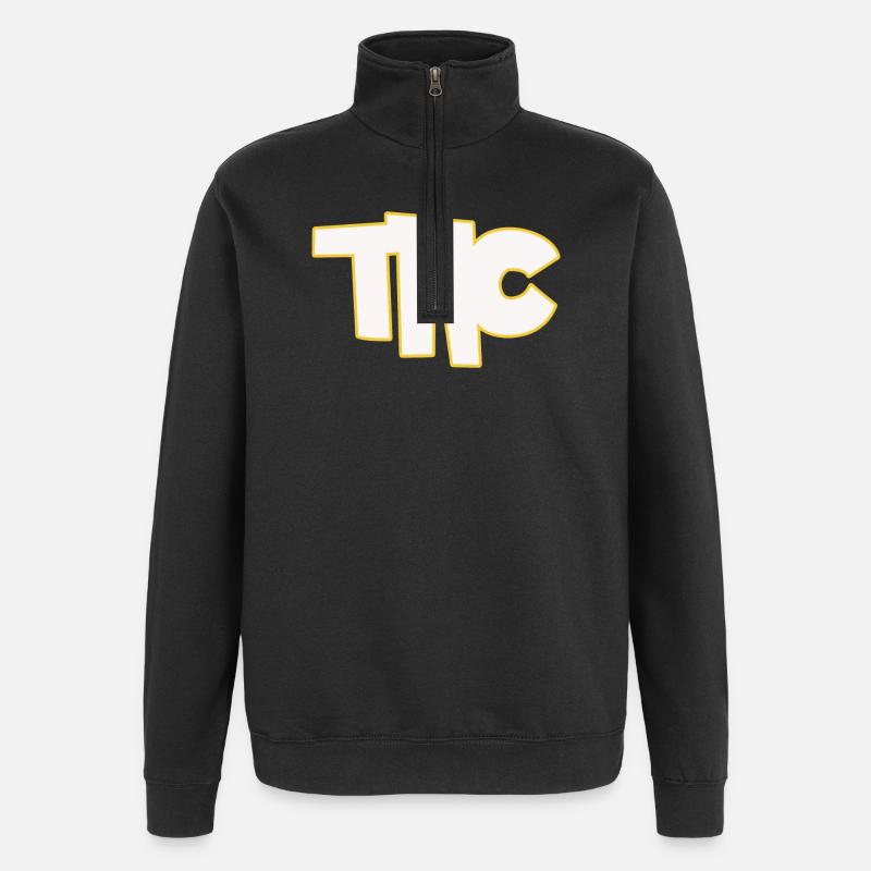 THC - Sweat à zip 1/4 - noir