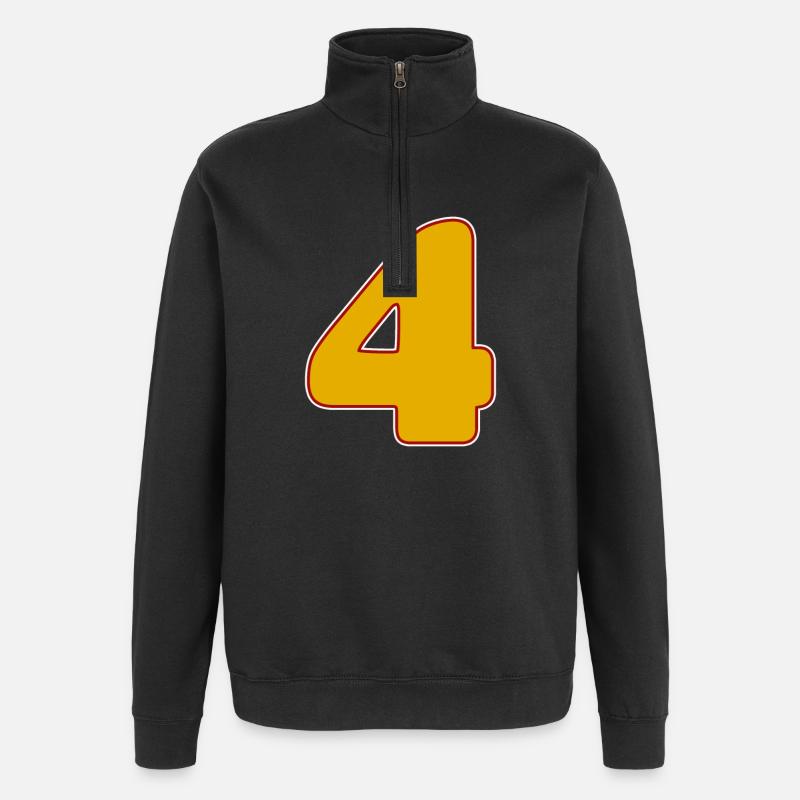 4 - Four - Quarter-Zip Sweatshirt - black