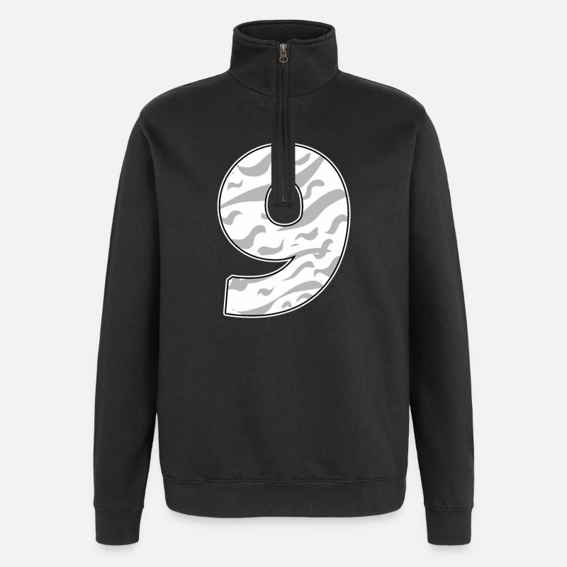 Neuf - 9 - Sweat à zip 1/4 - noir