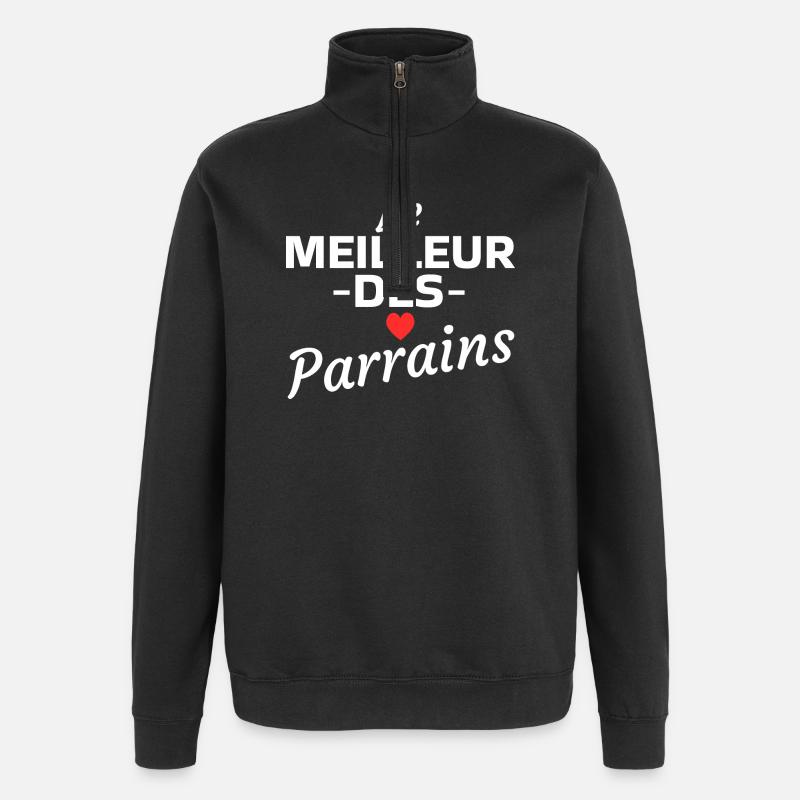 Die besten Sponsoren - Quarter-Zip-Sweatshirt - Schwarz