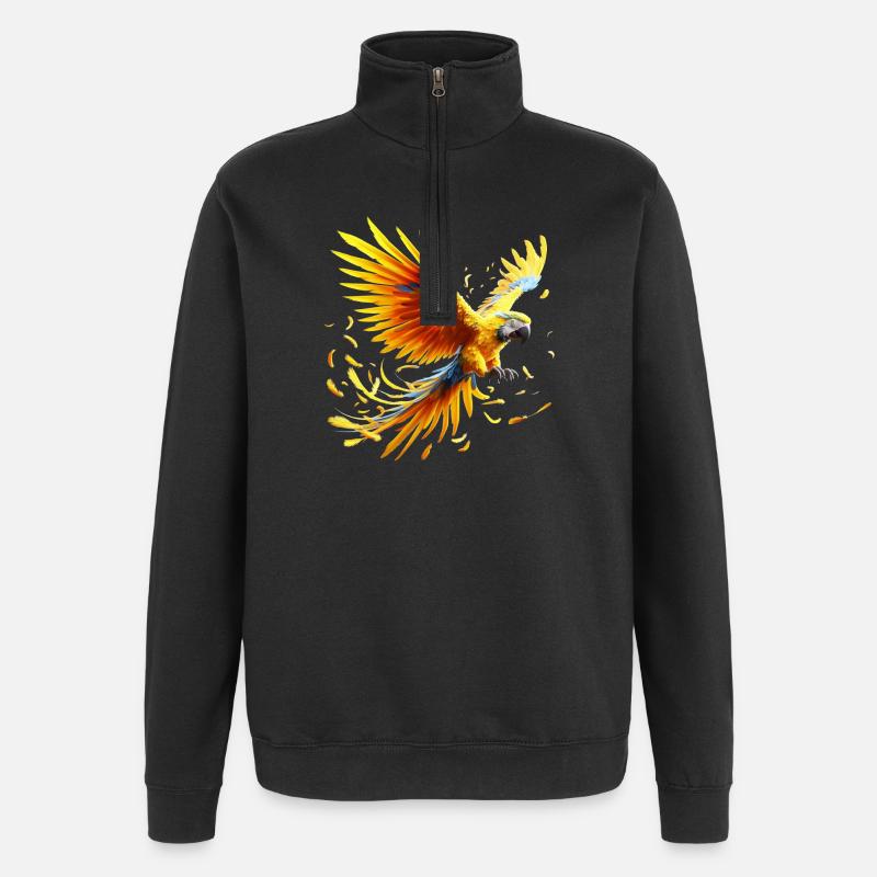 Ara (01) - Quarter-Zip-Sweatshirt - Schwarz