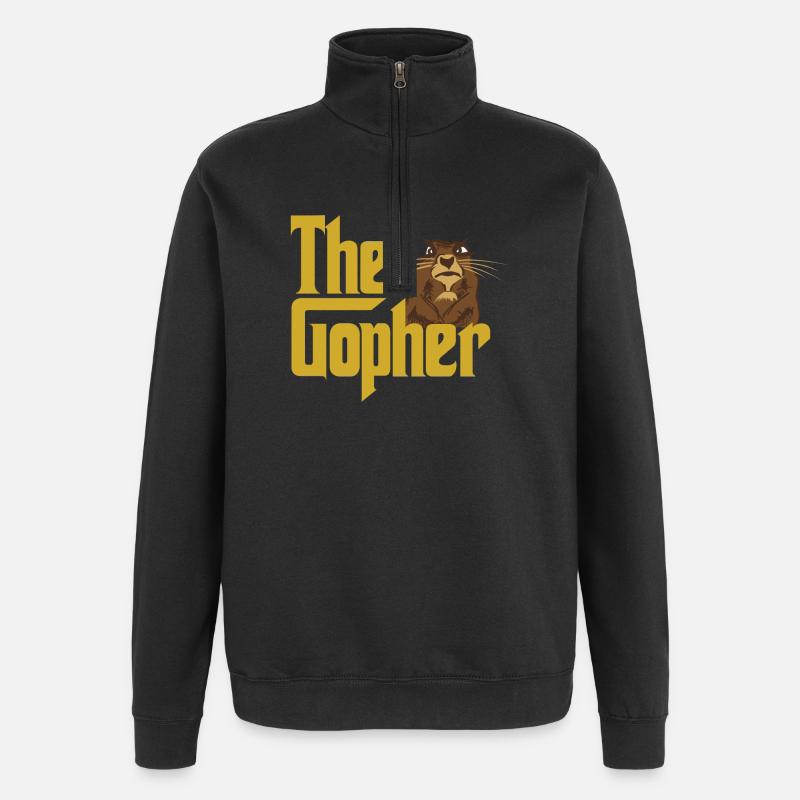 The Gopher - Quarter-Zip Sweatshirt - black
