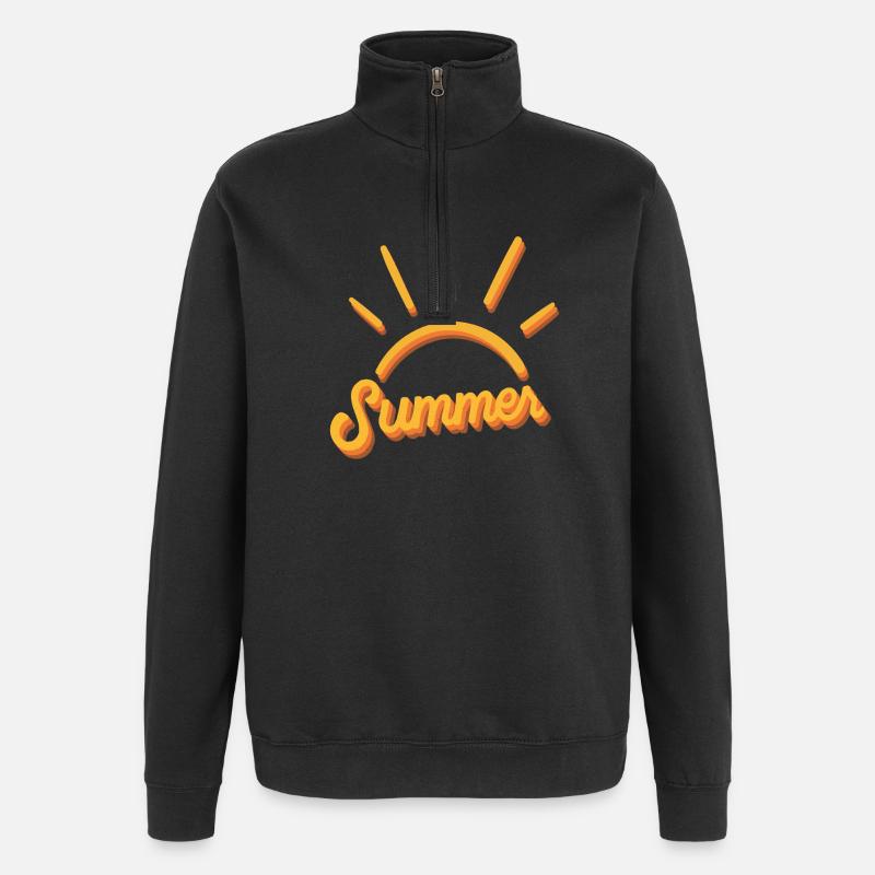 Sommer - Summer - Quarter-Zip Sweatshirt - black