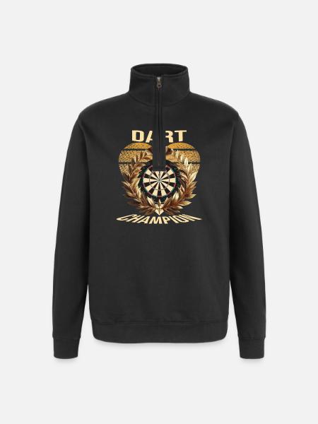 Dart Champion - Quarter-Zip-Sweatshirt - Schwarz
