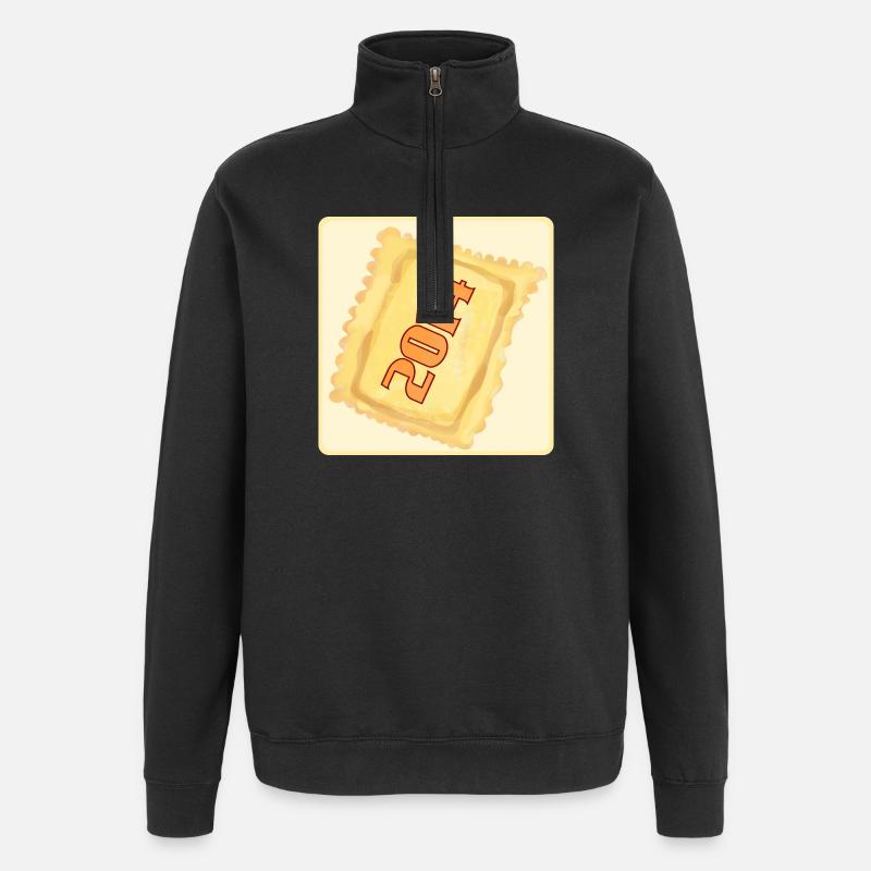 12th BIRTHDAY 2014 - RAVIOLI DUMPLINGS - Quarter-Zip Sweatshirt - black