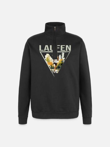 Laufen - Quarter-Zip-Sweatshirt - Schwarz