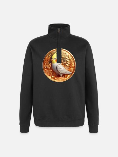 Medal (01) - Quarter-Zip Sweatshirt - black