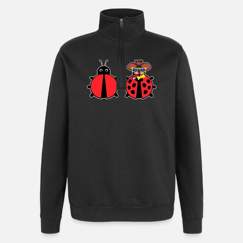 Bugs Bugfixing Debug Developer Computergeek - Quarter-Zip Sweatshirt - black