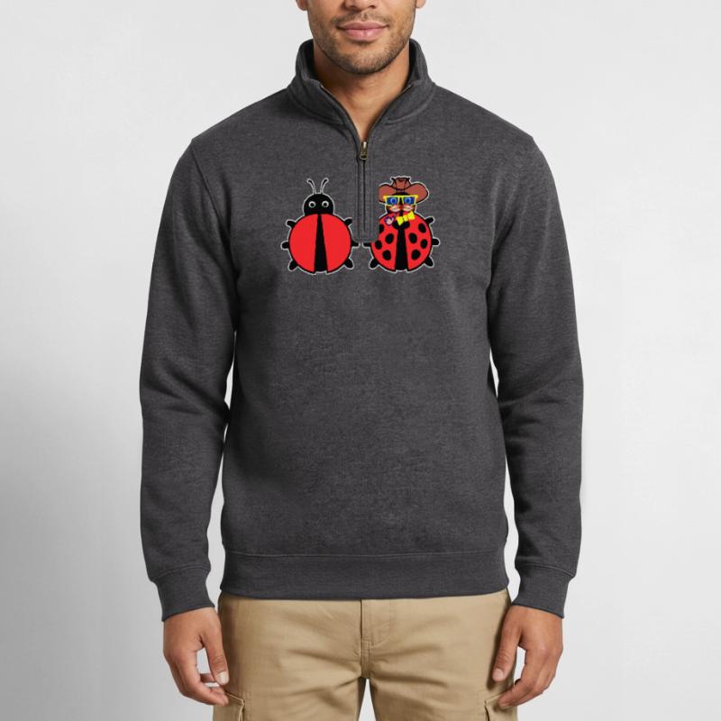 Bugs Bugfixing Debug Developer Computerfreak Quarter-Zip-Sweatshirt