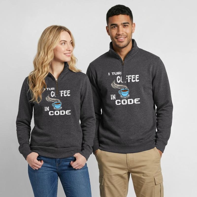 Developer Computergeek Statement Programmer Quarter-Zip Sweatshirt