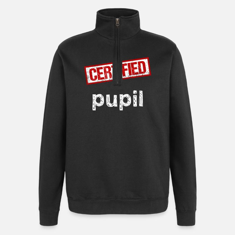 Élève - Sweat à zip 1/4 - noir