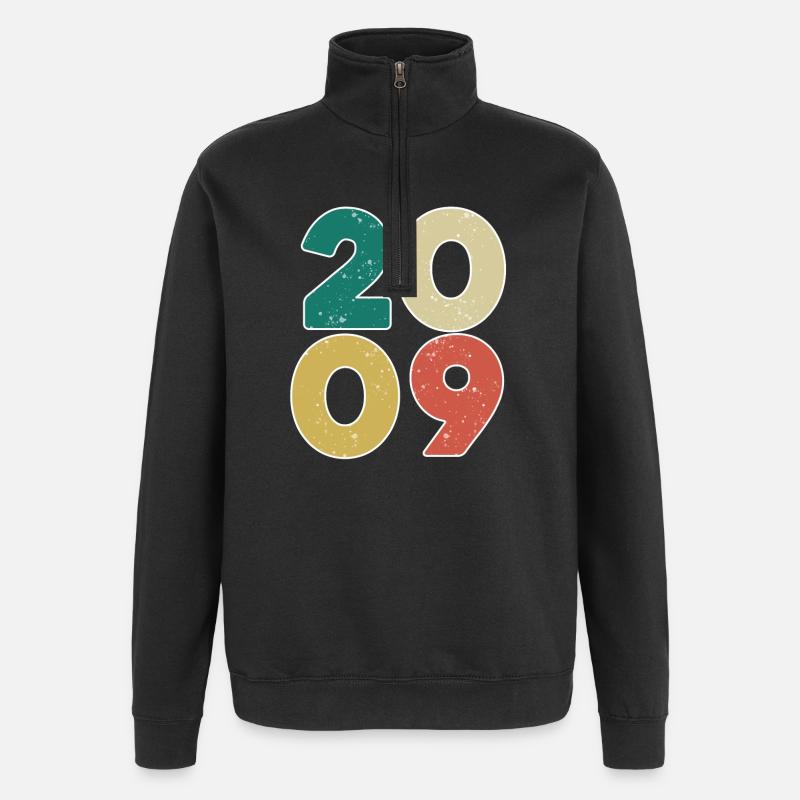2009 - Année 2009 - Année 2009 - Sweat à zip 1/4 - noir