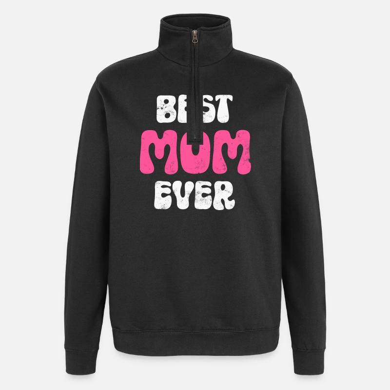 Mutter Mama - Quarter-Zip-Sweatshirt - Schwarz