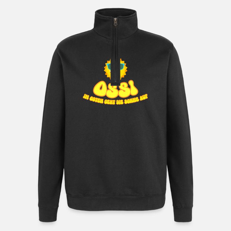 OSSI - Quarter-Zip Sweatshirt - black