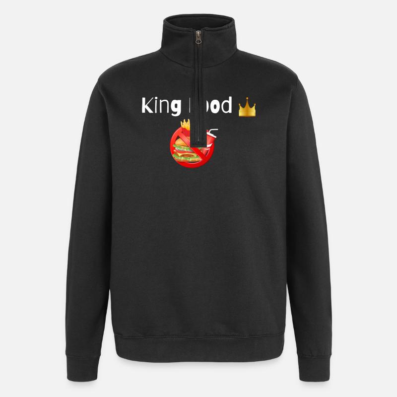 Quing Essen - Quarter-Zip-Sweatshirt - Schwarz